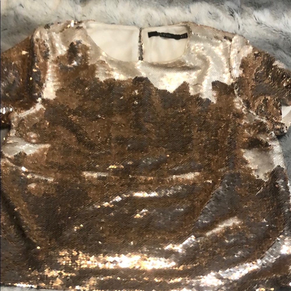 NWOT Sequin Dressy Top!